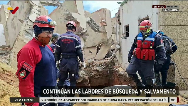La Guaira | Continúan labores de búsqueda y salvamento junto a rescatistas en Catia la Mar