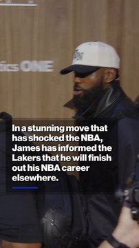 LeBron James leaving the Lakers