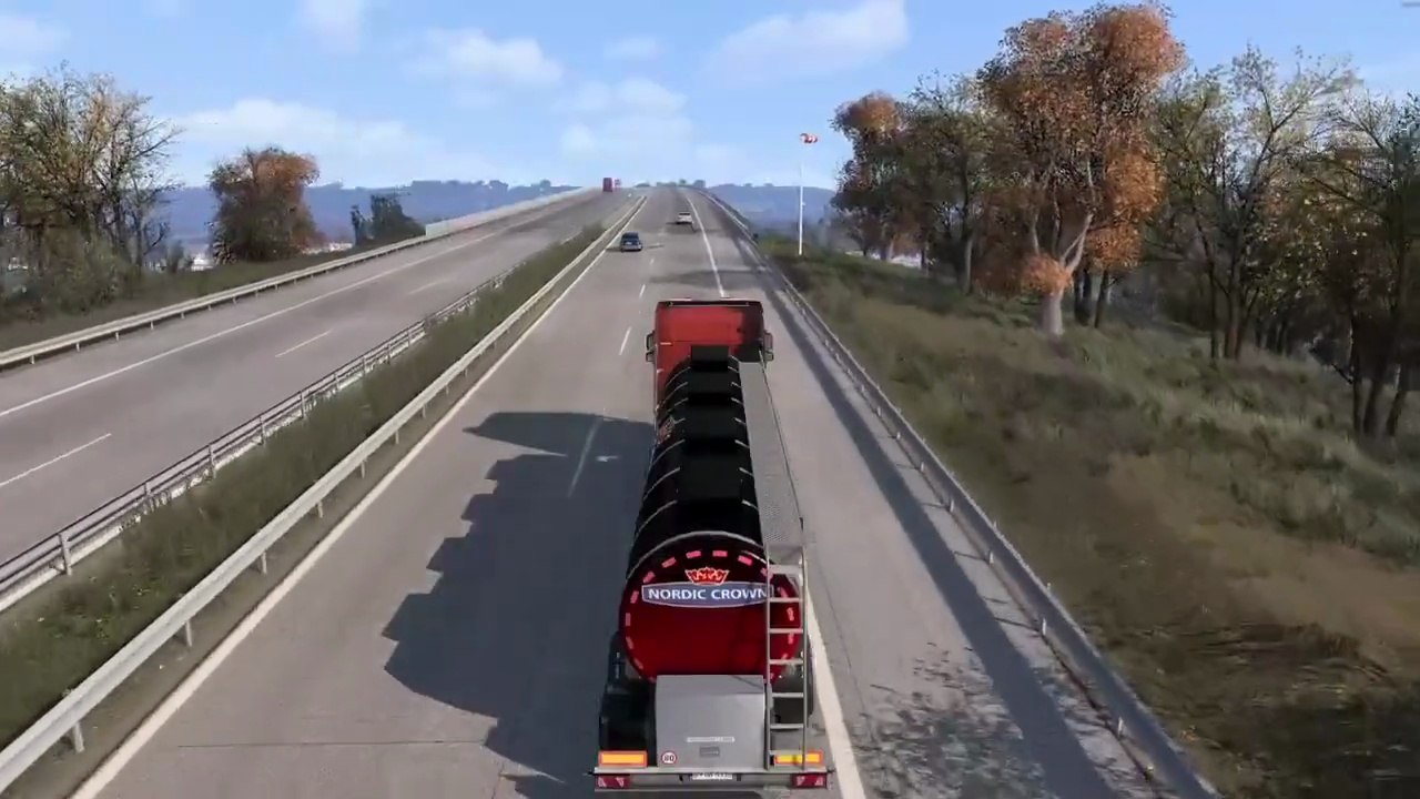 Euro Truck Simulator 2 - Deixar Gráficos Mais Bonitos com Mod Outono e Faróis🚛