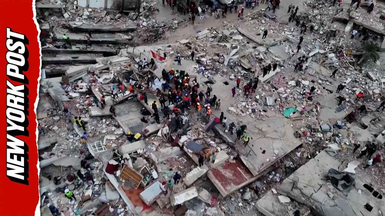 Drone footage shows buildings in ruins after catastrophic Venezuela earthquakes