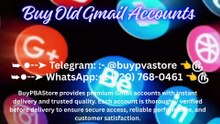 Buy Verified Aged Gmail Accounts Online Today