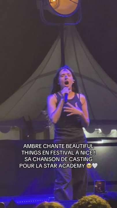 AMBRE CHANTE BEAUTIFUL THINGS EN CONCERT | STAR ACADEMY 2025 ⭐️