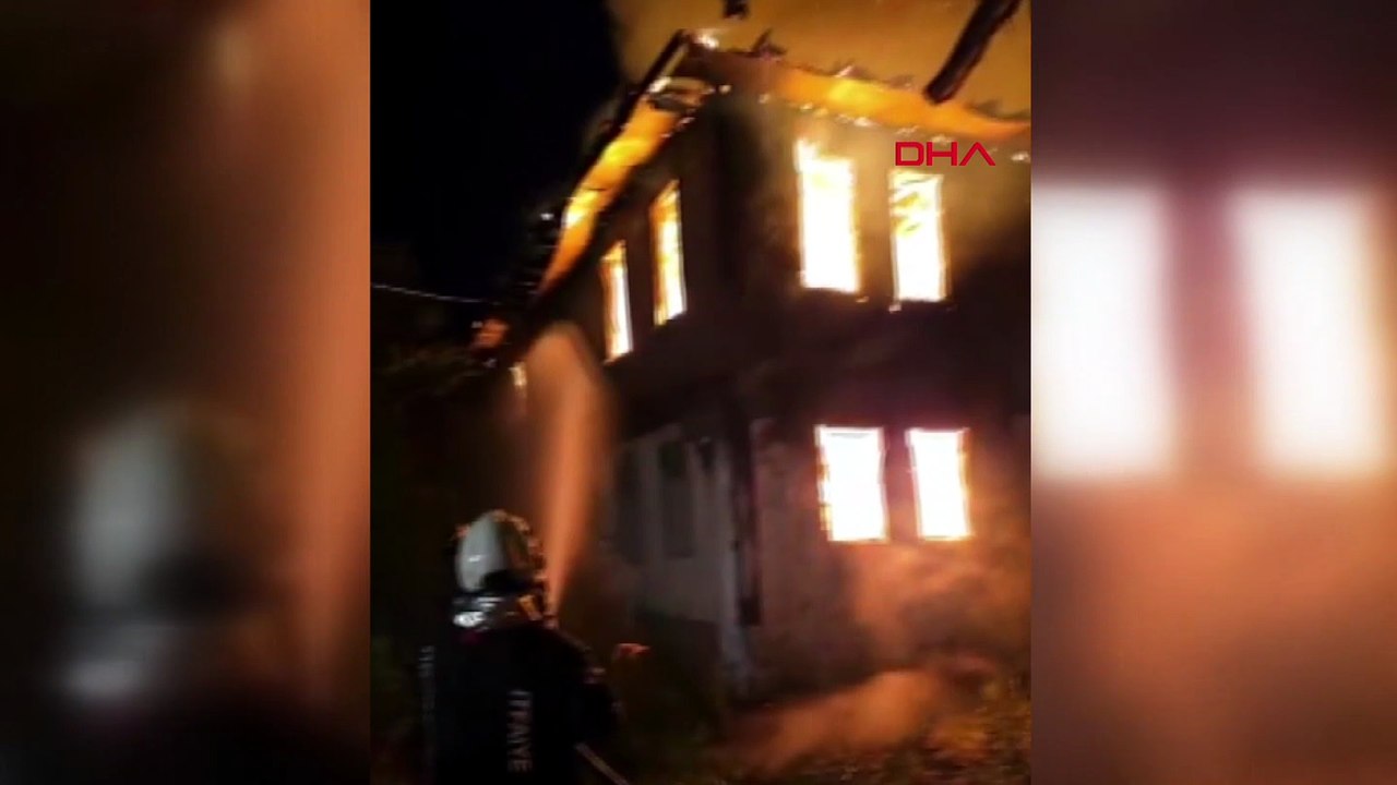 Kastamonu’da çıkan yangında bir ev kullanılamaz hale