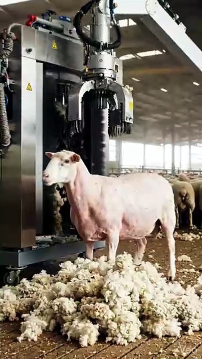 Sheep_shearing_machine #amazing #life (1)
