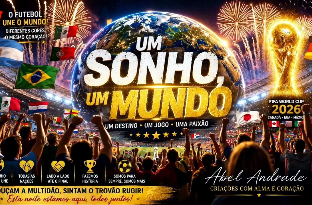 Um só mundo, um só sonho.
