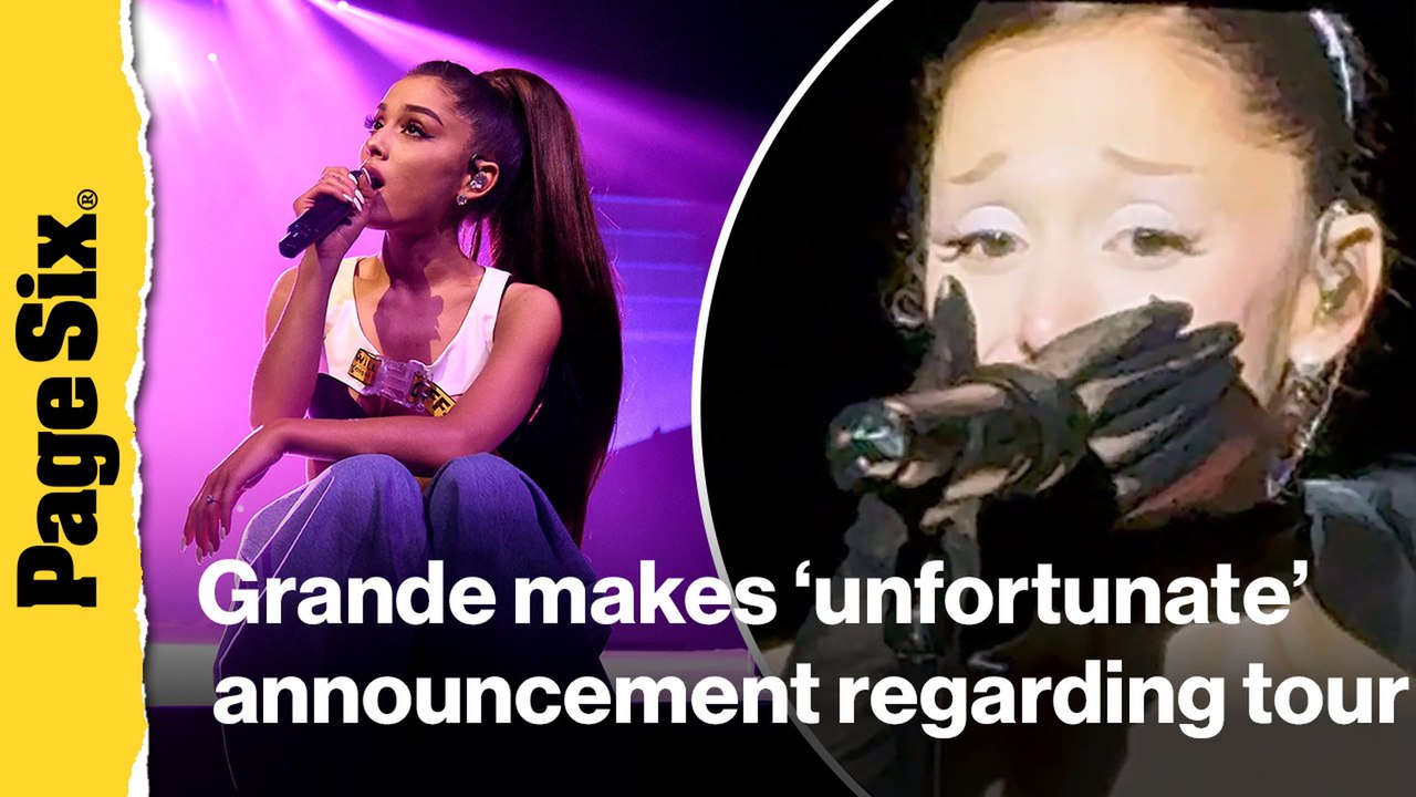 Ariana Grande makes 'unfortunate' announcement regarding 'Eternal Sunshine' tour