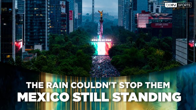 Mexico Fans Stand Strong Through the Storm Ahead of Ecuador Match in World Cup | beIN SPORTS