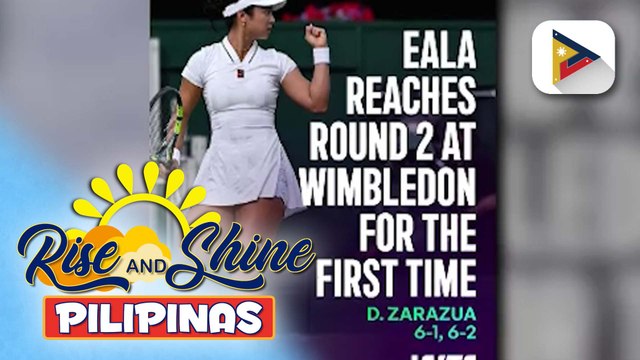 Alex Eala, wagi sa unang round ng 2026 Wimbledon Championship