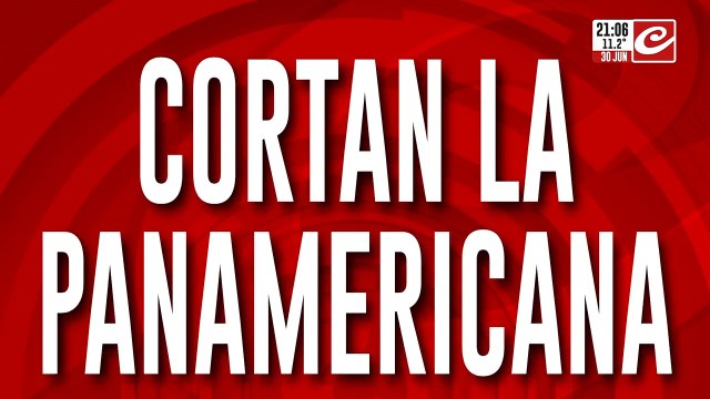 Caos en Panamericana: trabajadores despedidos colapsó el tránsito