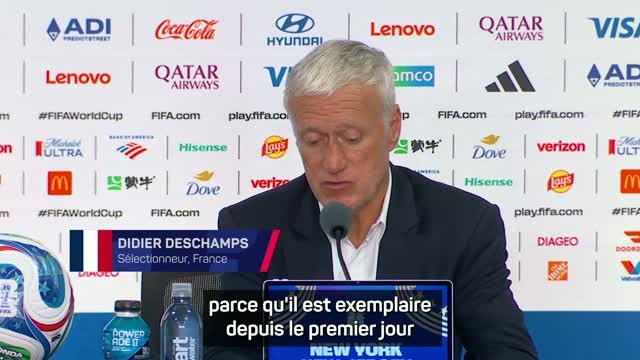 Bleus - Deschamps : Le geste de Mbappé m'a beaucoup touché