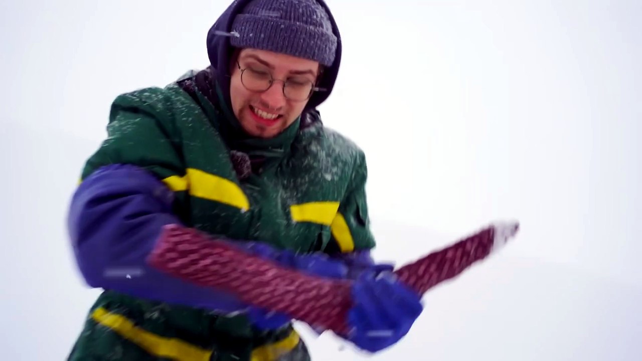 Found DANGEROUS Monster Trapped Under the ICE! Is it Alive?
