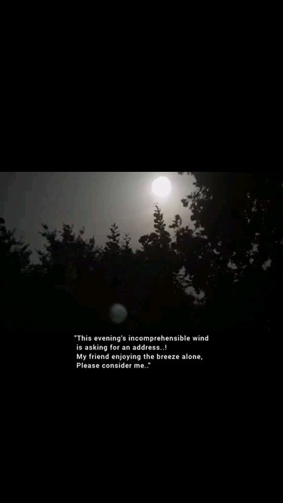 "Incomprehensible wind"