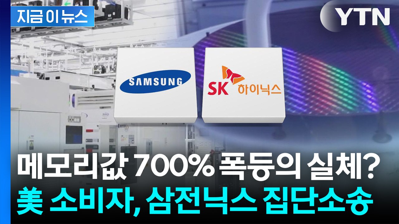 "담합이 애플 가격 인상시켜"... 美 소비자, 삼전닉스 집단소송 [지금이뉴스] / YTN
