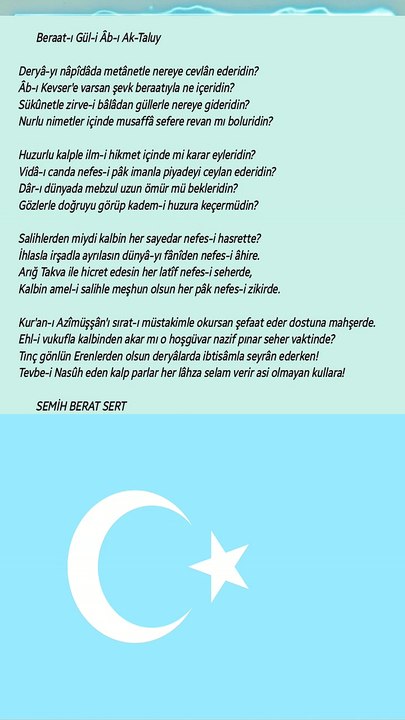 Beraat-ı Gül-i Ab-ı Ak-Taluy