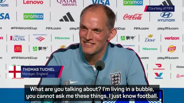 Tuchel reacts to Bellingham wanting to play James Bond!