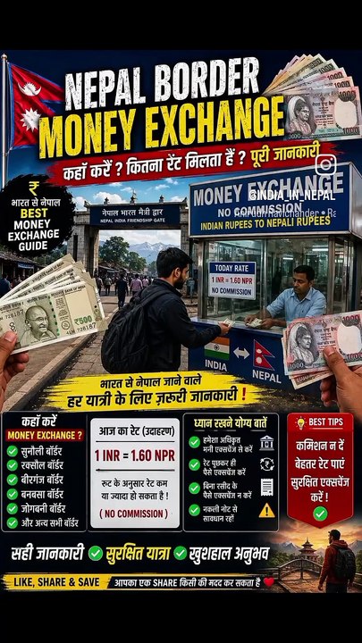 "Nepal Border Par Paisa Change Karne Se Pehle Ye Dekho 😱💰🇳🇵"