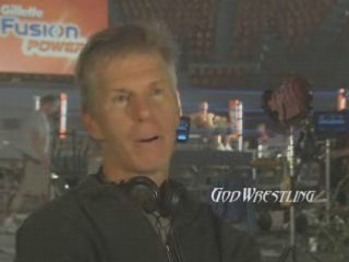 Backstage of the new Gillette commercial with Cena and Mr.M.