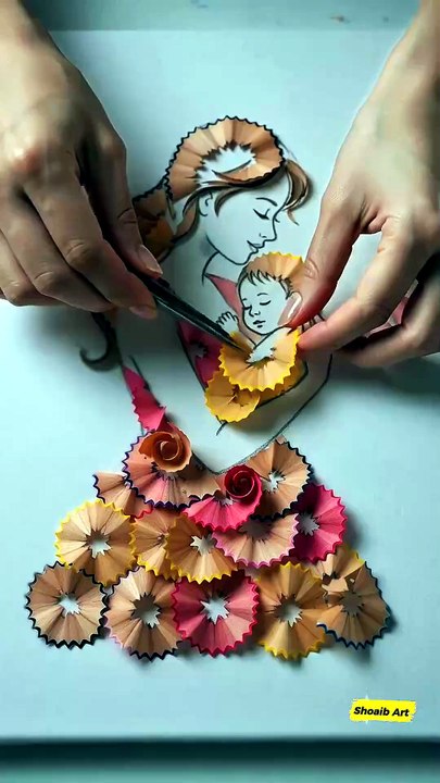 Hands_creating_floral_wall_art_28 #wallart #handmade #ArtCollector #viral #foryou