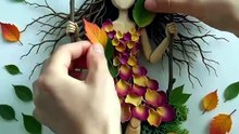 Hands_creating_floral_wall_art_2 #wallart #handmade #ArtCollector #viral #foryou