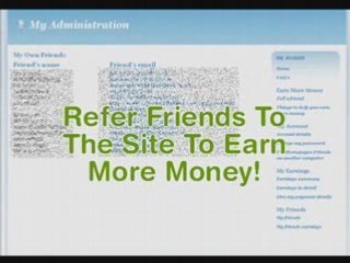 Homepages Friends - Get Money From Searching the Web