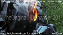 Hoover Wind Tunnel vacuum flame thrower