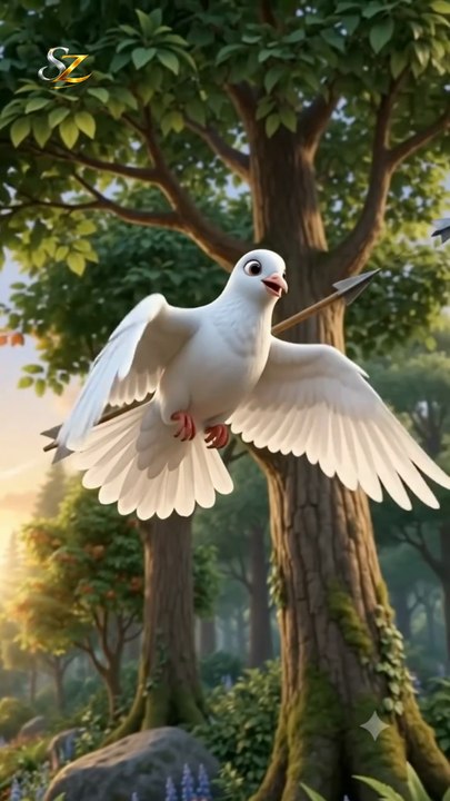The Ant and the Dove. A moral story.