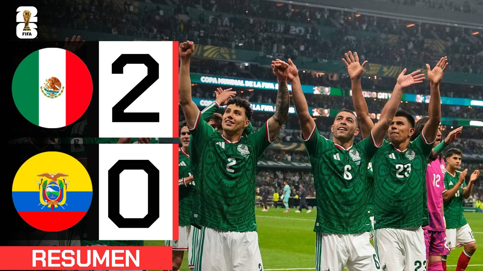 México 2-0 Ecuador | Resumen Mundial 2026