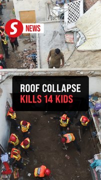 Fourteen children killed in Pakistan when tutoring center roof collapses