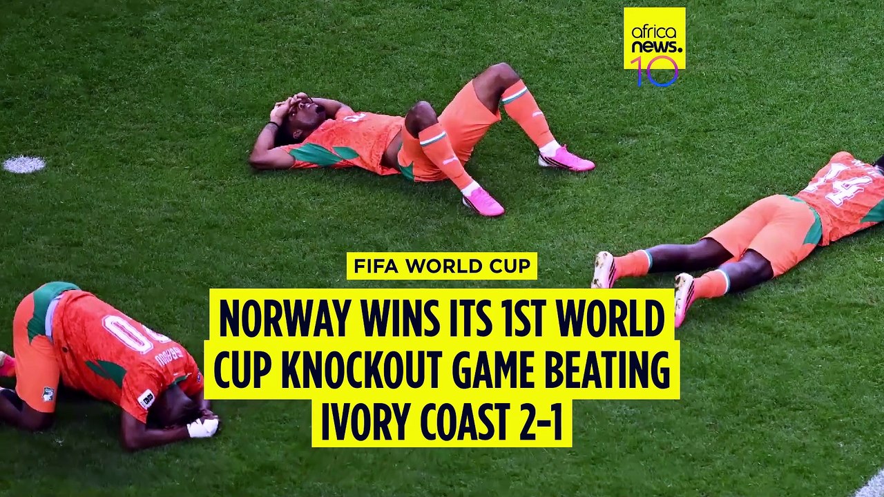 Norway wins its 1st World Cup knockout game beating Ivory Coast 2-1