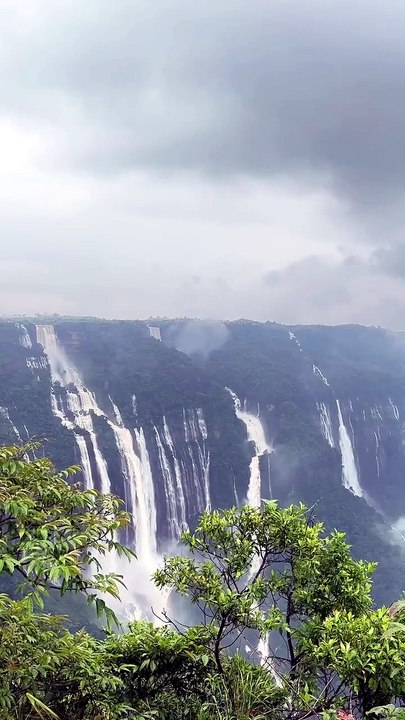 Natural waterfall