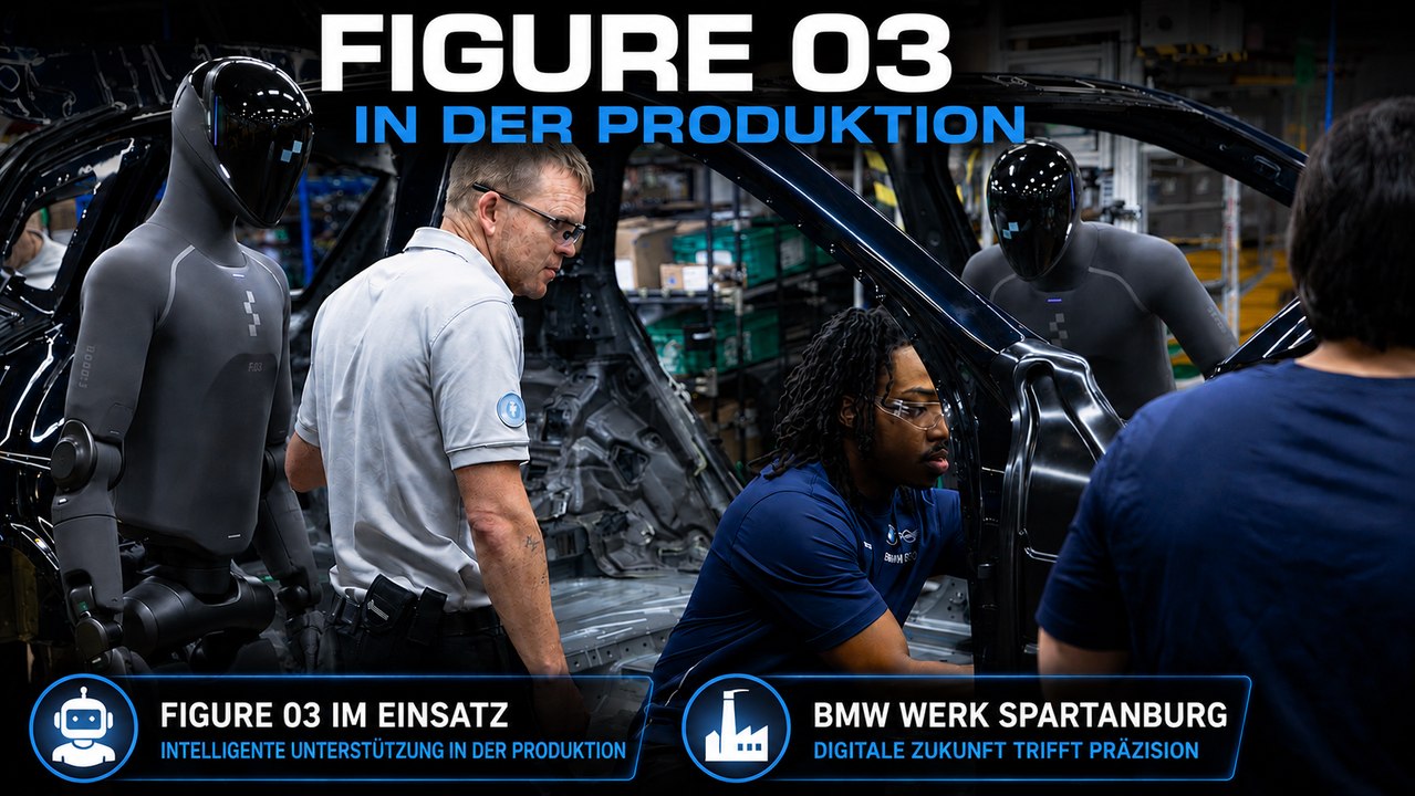 BMW Werk Spartanburg setzt auf Figure 03 in der Fahrzeugproduktion