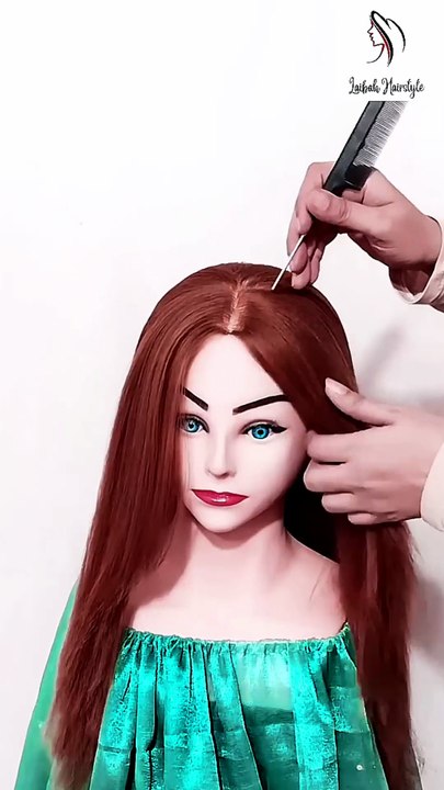 Easy open hairstyle for girls wedding