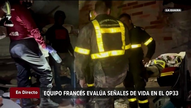 La Guaira | Equipos de rescate continúan las labores de búsqueda en la OP33