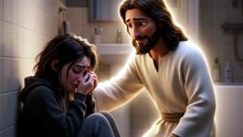 Você sorri para todos… mas chora escondido? 💔 #biblia #evangelho #fe #deus #fyp