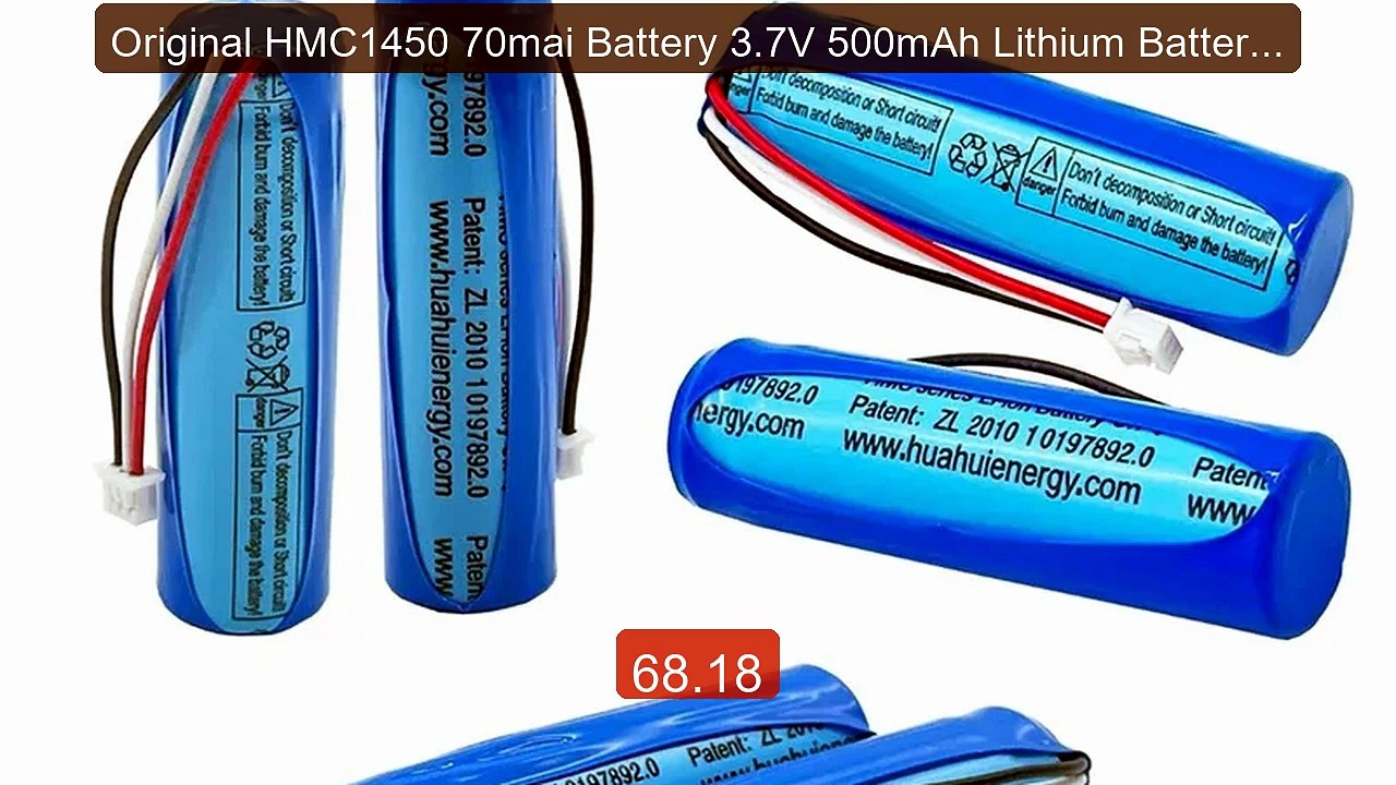 Original HMC1450 70mai Battery 3.7V 500mAh Lithium Battery Dash Ca... -- Best Deal 2026 | Shop Now!