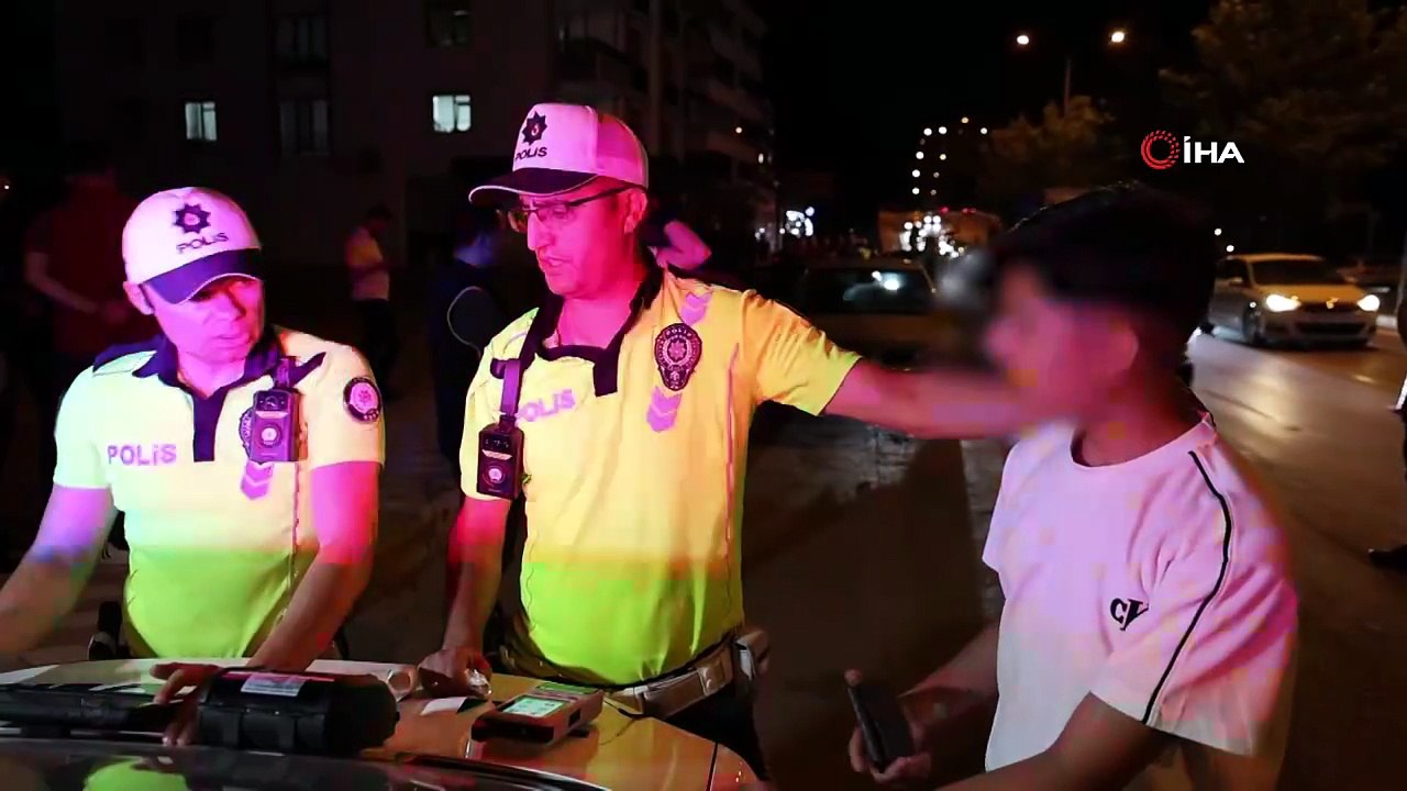 Ehliyetsiz yakalanan 16 yaşındaki çocuk sürücü ve araç sahibine 80 bin lira ceza