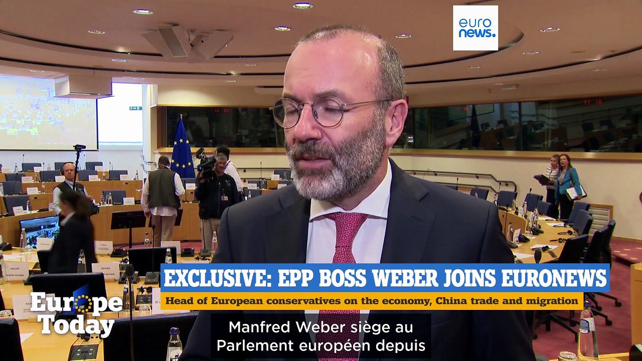 Europe Today : le patron du PPE Weber parle en exclusivité à Euronews, von der Leyen à Bakou