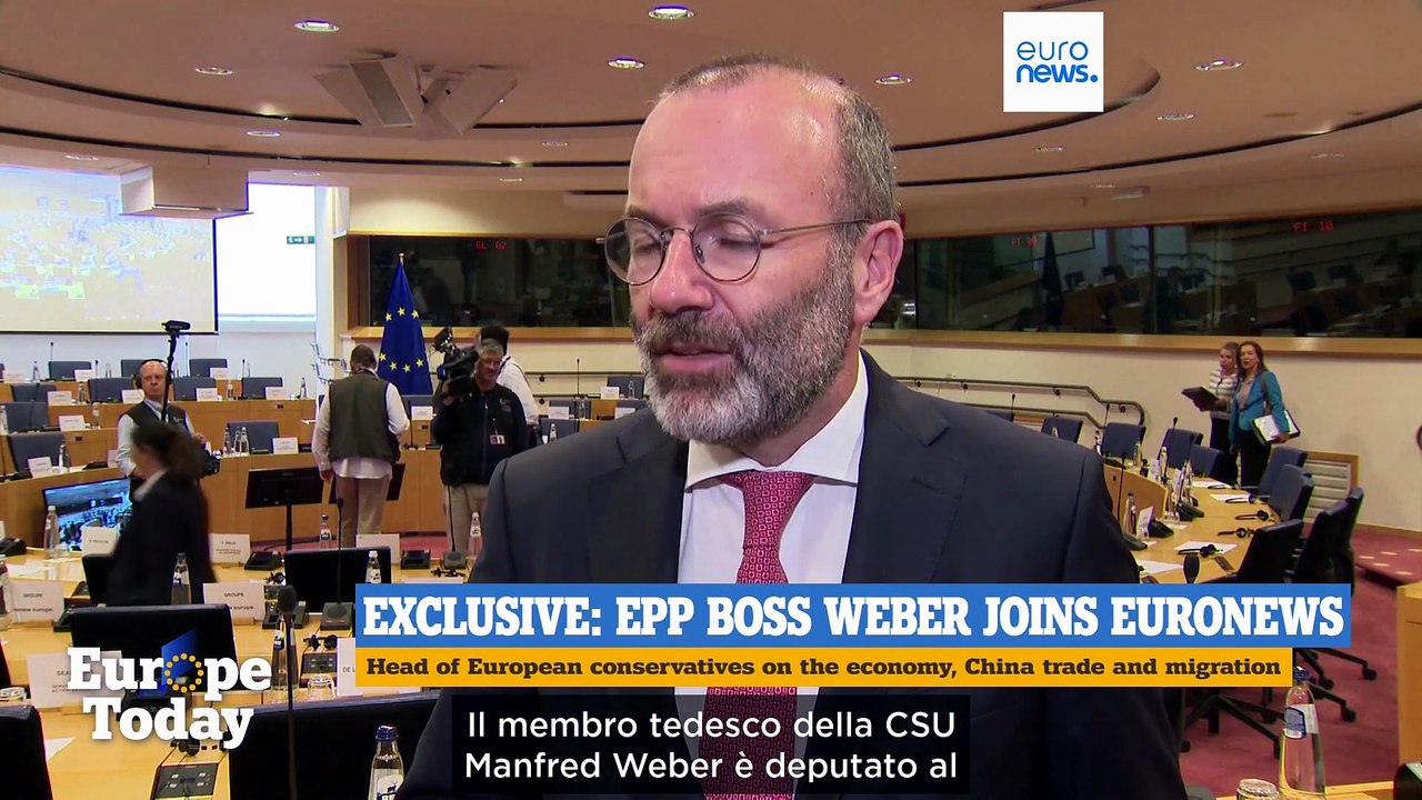Europe Today: Weber del PPE in esclusiva a Euronews, von der Leyen in visita a Baku