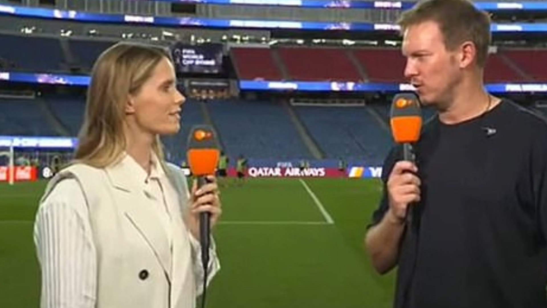 La tensa entrevista de Nagelsmann con Lili Engels sobre su futuro con Alemania