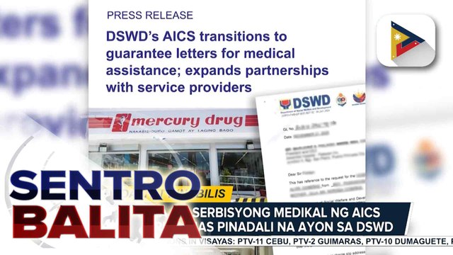 Pagkuha ng serbisyong medikal ng AICS beneficiaries ng DSWD, mas pinadali na; proseso para dito, pinabilis din | ulat ni Quincy Cahilig - Radyo Pilipinas Public Affairs