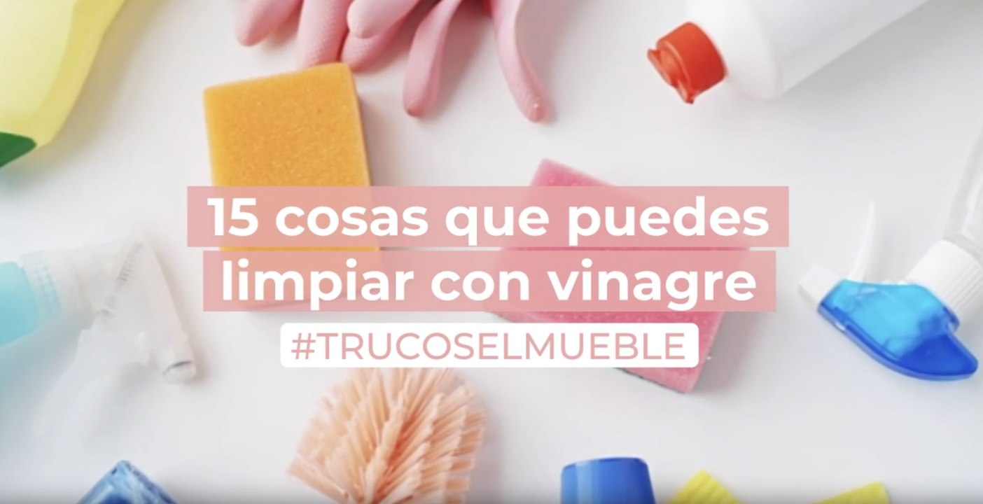 15 cosas que puedes limpiar con vinagre