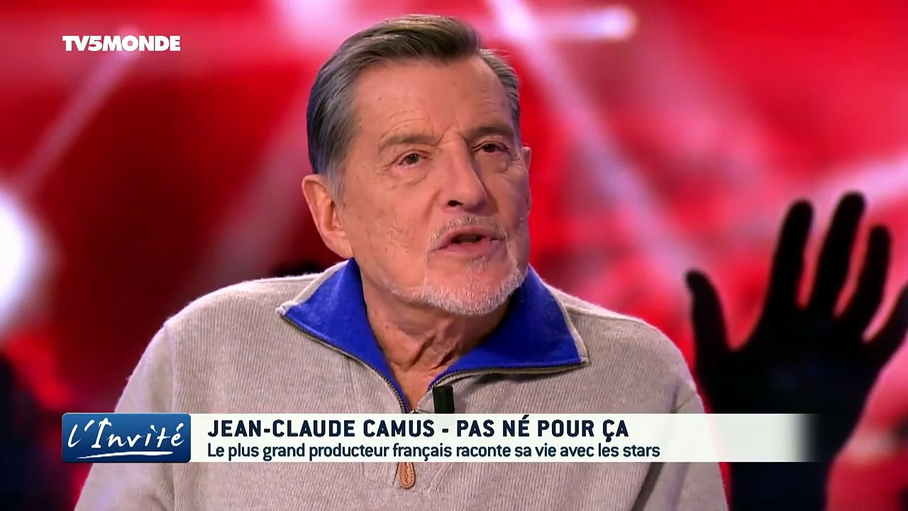 2018 - Johnny Hallyday : Jean-Claude Camus présente Johnny, Sardou, mes échecs et mes victoires dans L'Invité sur TV5 Monde (27 Septembre)