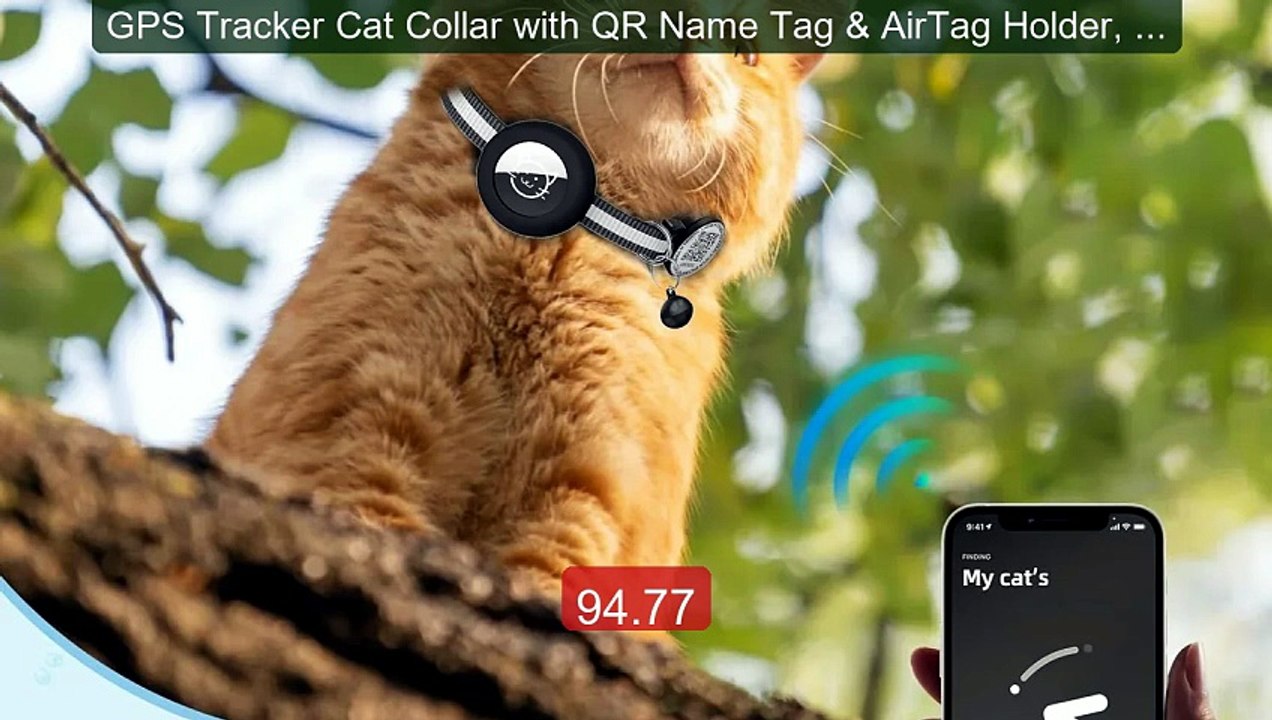 GPS Tracker Cat Collar with QR Name Tag & AirTag Holder, 2 IN 1 Pr... -- Best Deal 2026 | Shop Now!