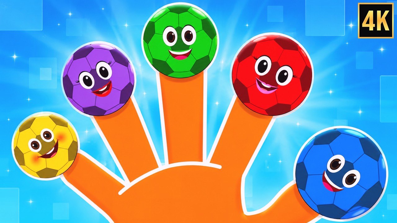 Football Finger Family Song | Soccer Song for K...