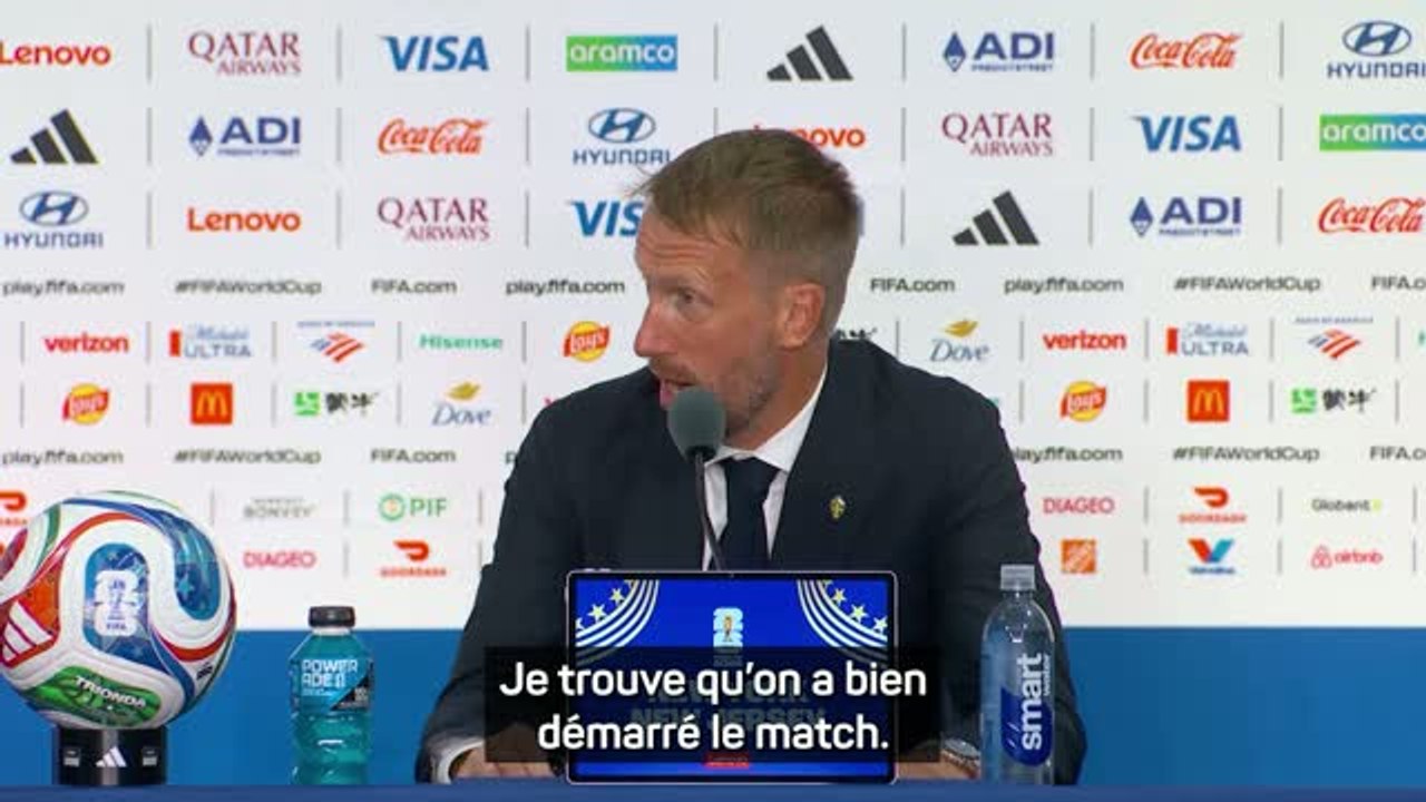 Suède - Potter : "Un match parfait n’aurait pas suffi"