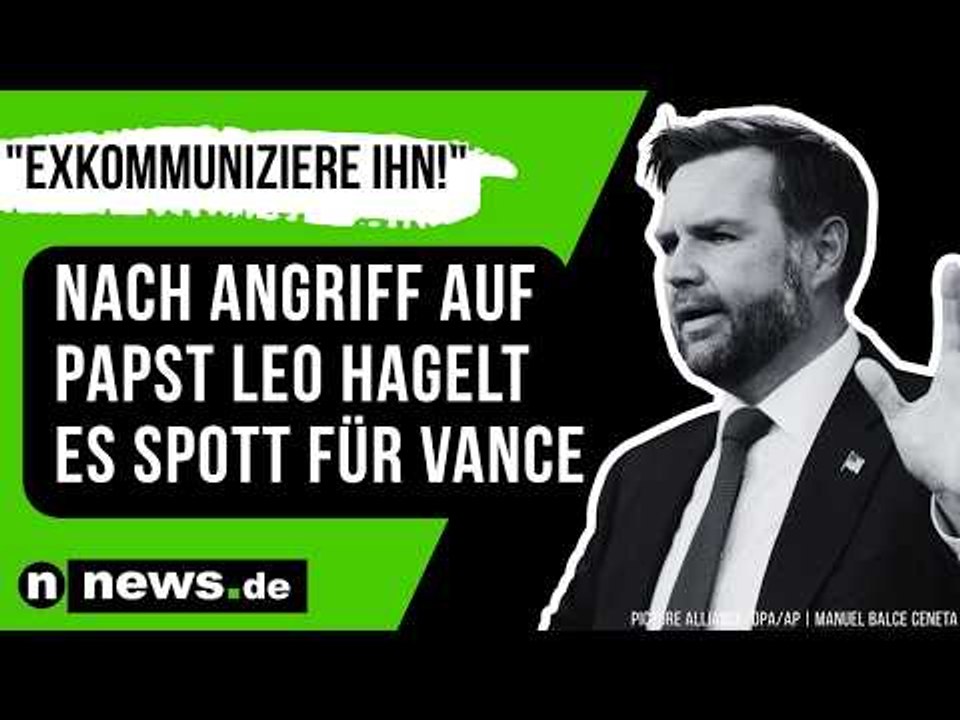 J.D. Vance: Nach Angriff auf Papst Leo hagelt es Spott – 'Exkommuniziere ihn!'