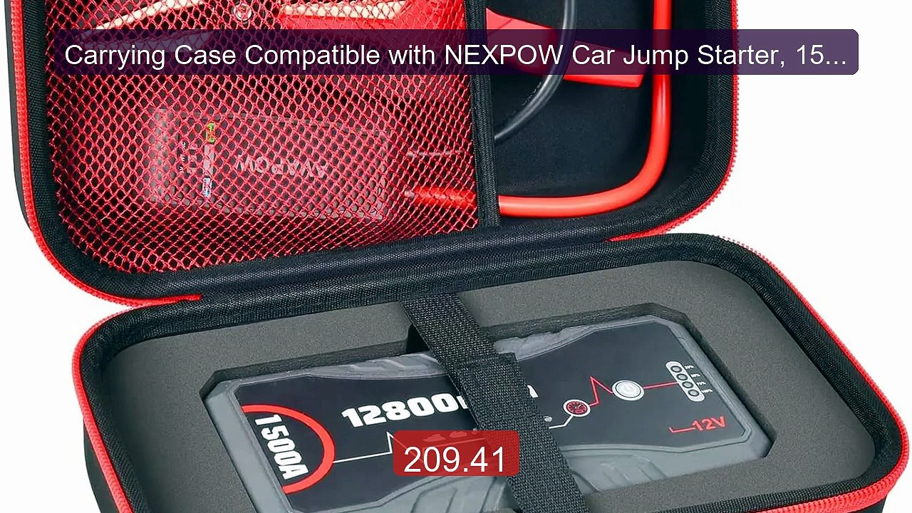 Carrying Case Compatible with NEXPOW Car Jump Starter, 1500A P... -- Best Buy 2026 | Great Quality!