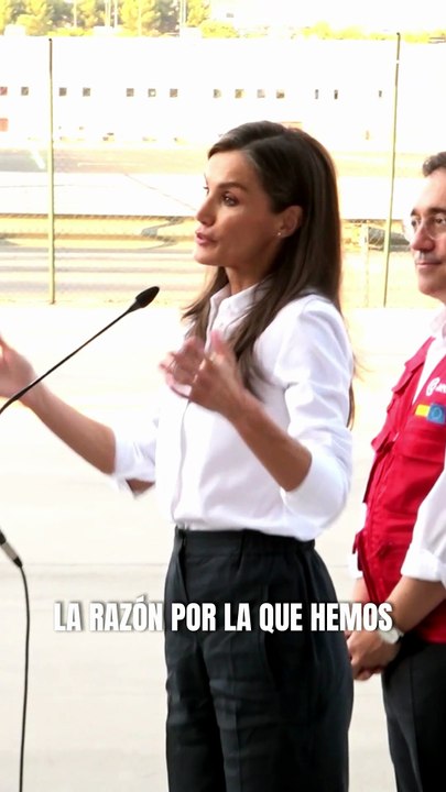 Las palabras de la reina Letizia al contingente médico de emergencia de la AECID