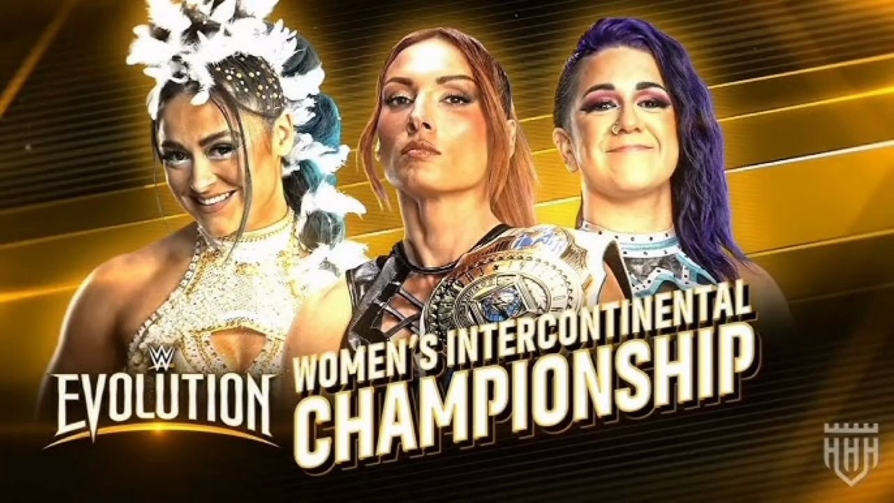 WWE Evolution 2025 - Bayley vs Lyra Valkyria vs Becky Lynch (Triple Threat Match, WWE Women's Intercontinental Championship)