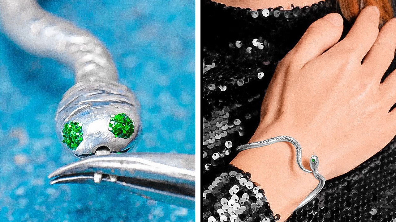 Crafting Stunning Snake-Shaped Silver Jewelry | Creative Ideas by Wood Mood